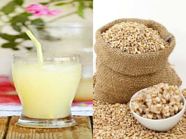 பார்லி மற்றும் கேரட் சாறு :