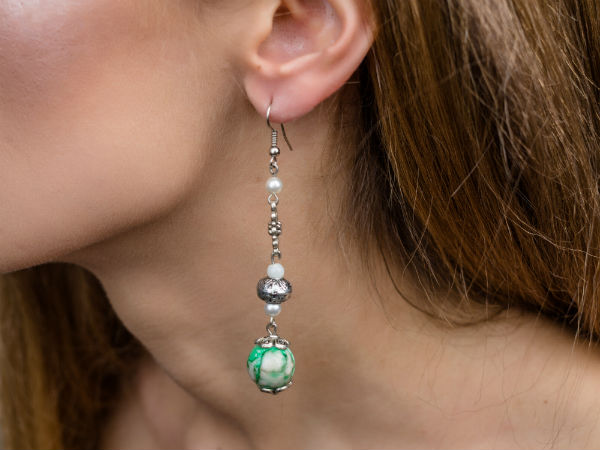 டைமண்ட் வடிவிலான முகம் : 