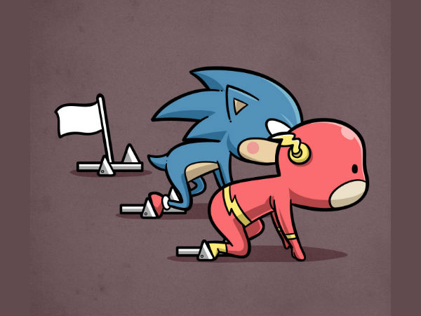 ஃபிளேஷ் அன்ட் சோனிக்!