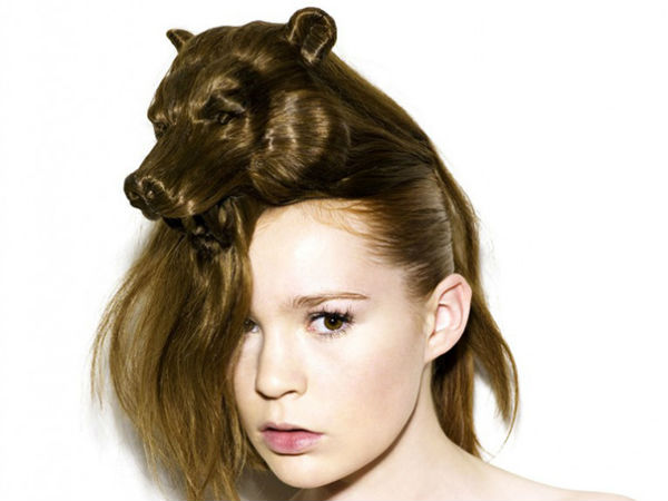 கரடி ஹேர் ஸ்டைல் : 