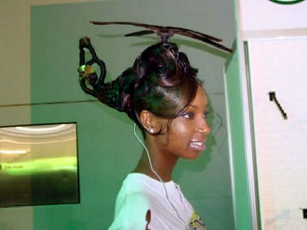 ஹெலிகாப்டர் ஹேர் ஸ்டைல் : 