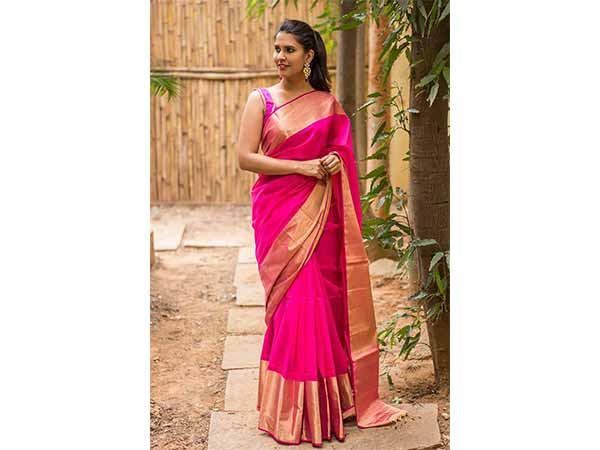 சந்தேரி காட்டன் சேலை : 