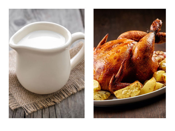 5. பால் மற்றும் இறைச்சி