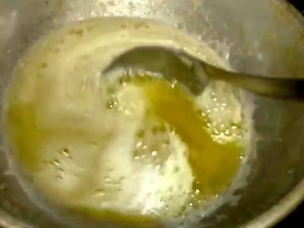  நெய் உருக்கும் முறை : 