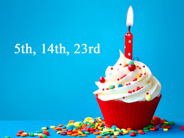 பிறந்த தேதி 5, 14, 23