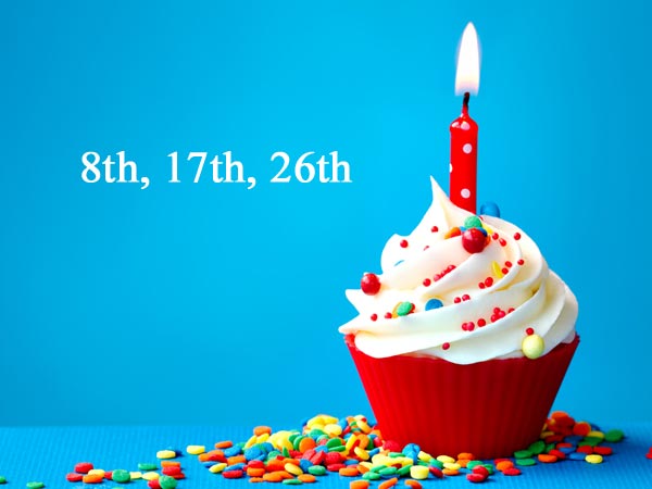 பிறந்த தேதி 8, 17, 26