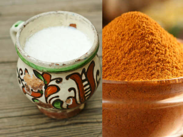 தயிர் மற்றும் மஞ்சள்