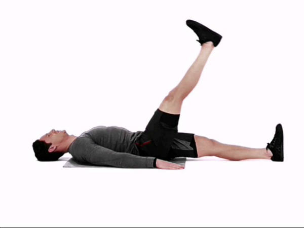 லையிங் லெக் லிஃப்ட் : 