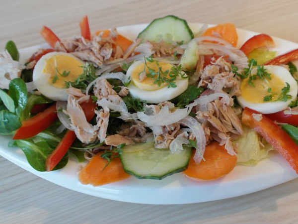 டூனா சாலெட் சப்ஜி : 