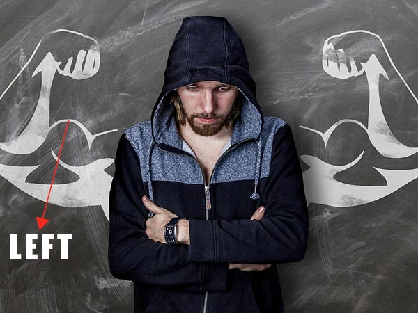 உடலின் இடது பக்கம்