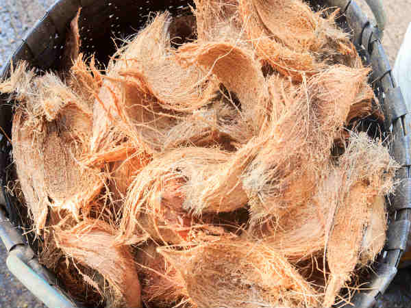 5. தேங்காய் நார் போதும்