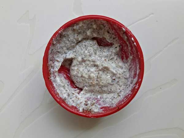 ஆளி விதை மற்றும் யோகர்ட்