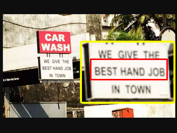 Funny English Double Meaning Sign Boards Used in India!