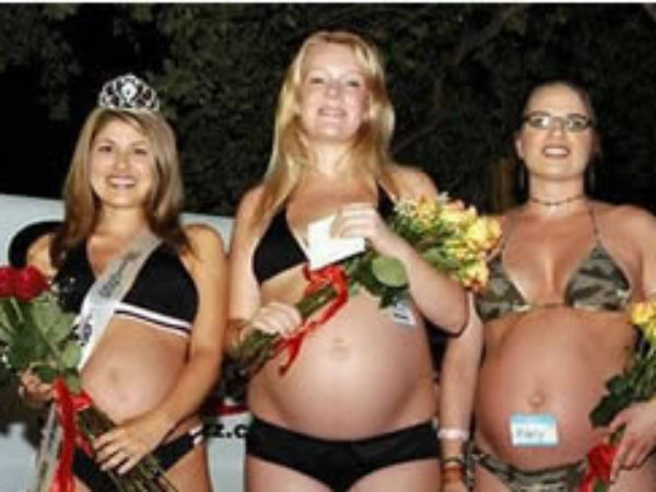 மிஸ் கர்ப்பிணி!