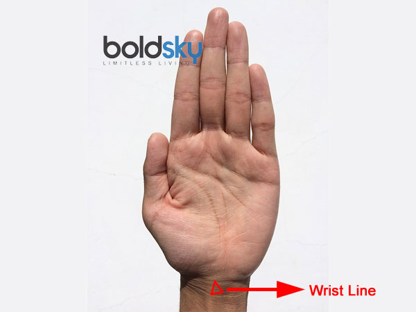 மணிக்கட்டில் முக்கோண வடிவம்