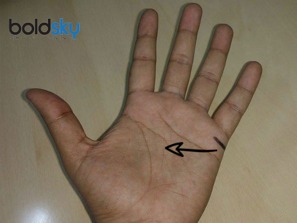 விதி ரேகை இல்லாமல் இருத்தல் 