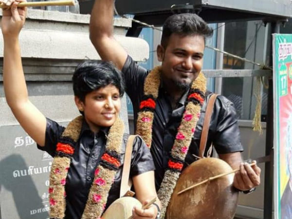 பறை இசை கலைஞர்!