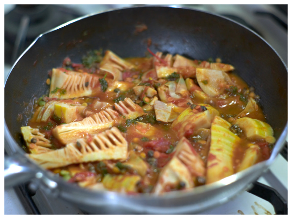 மூங்கில் தண்டு வறுவல் (Bamboo Shoot Fry)