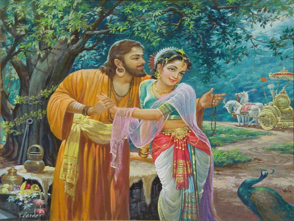 சந்நியாசி வேடத்தில் அர்ஜுனன்