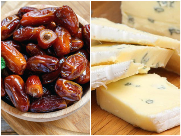 ஃபெடா சீஸ் திணிக்கப்பட்ட பேரிச்சம் பழம்