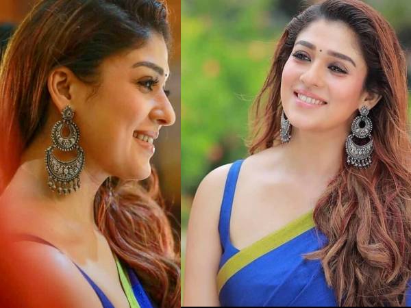 நீல நிற புடவை