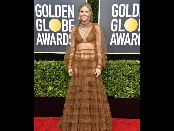 ப்ரௌன் நிற மேக்ஸி கவுன்