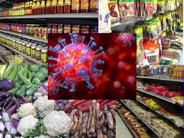 மளிகை பொருட்களில் இருந்து வைரஸ் பரவுமா?