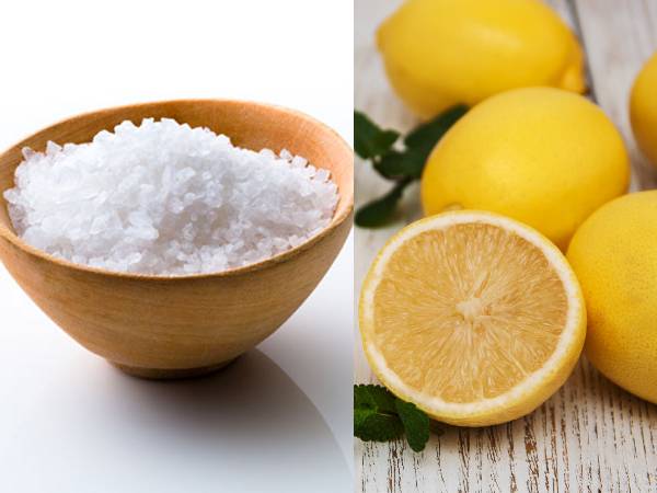 கடல் உப்பு மற்றும் லெமன் ஹேர் ஸ்க்ரப் 