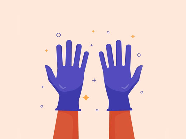 கைகள் பார்வைக்கு அழுக்காக இருக்கின்றன