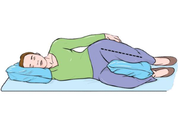 பக்கவாட்டில் திரும்பி தூங்குபவர்களுக்கான சரியான தோரணை