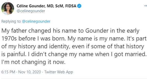 செலினின் ட்வீட்