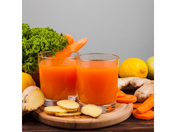 ஆரஞ்சு கேரட் இஞ்சி நீர்