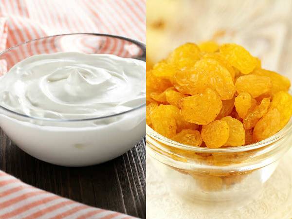 உலர் திராட்சையை கொண்டு தயாரிக்கப்படும் தயிர்