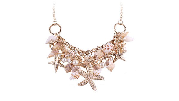 மஞ்சள் சிம்ஸ் தங்க-பூசப்பட்ட துத்தநாக சோக்கர் நெக்லஸ்