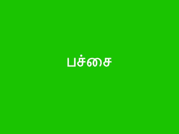 இரண்டாம் நாள் - பச்சை