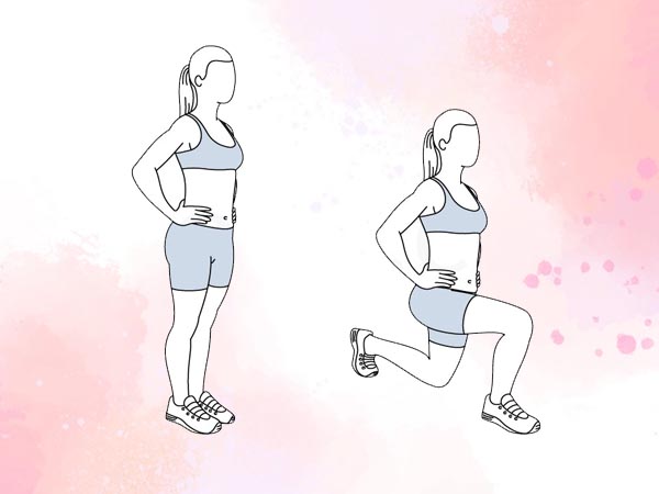 7. ப்ளையோமெட்ரிக் லுங்கே (Plyometric Lunge)