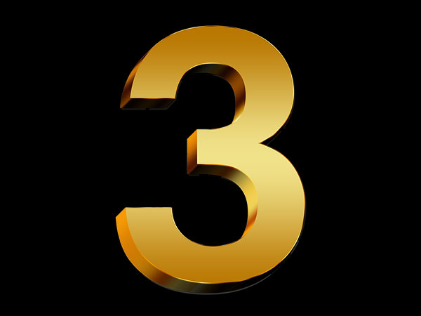 எண் 3 (3, 12, 21, 30 ஆகிய தேதிகளில் பிறந்திருந்தால்)