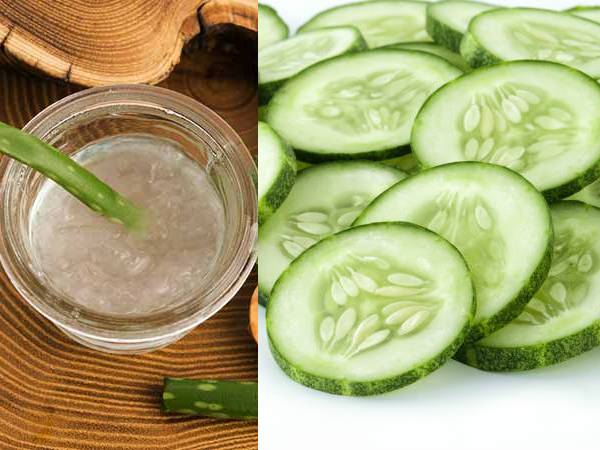 கற்றாழை மற்றும் வெள்ளரிக்காய் ஃபேஸ் பேக்