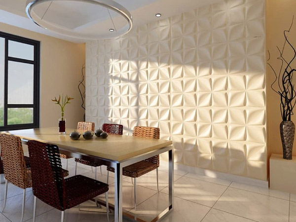Embossed and Paintable 3D Wall Tiles