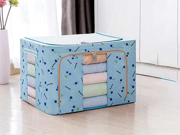 Stackable Cloth Organizer with Metal Frame Stackable Cloth Organizer with Metal Frame