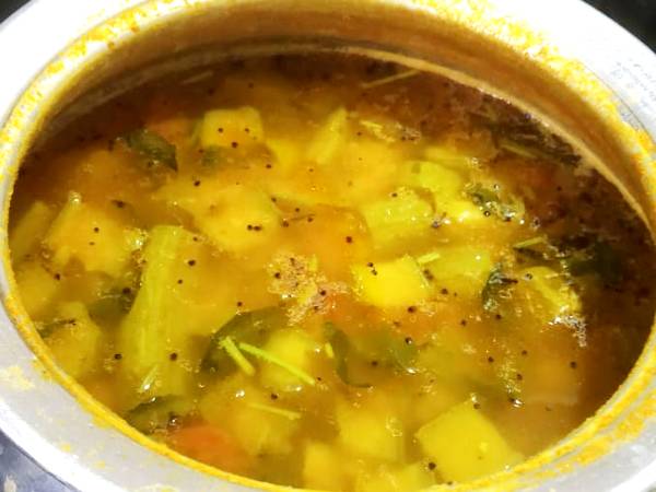 Peerkangai Sambar Recipe In Tamil