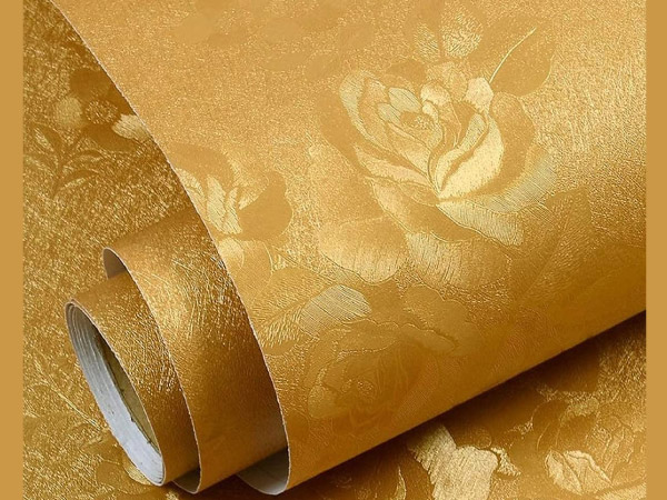 Golden Rose Textured wallpaper