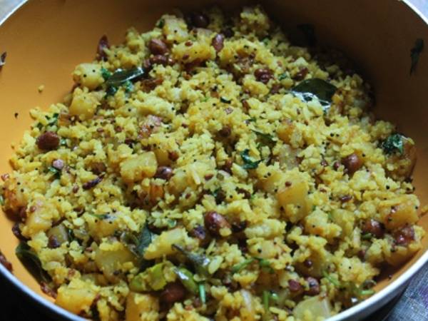 Potato Aval Upma Recipe In Tamil