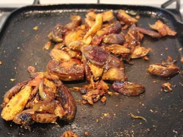 Brinjal Tawa Roast Recipe In Tamil