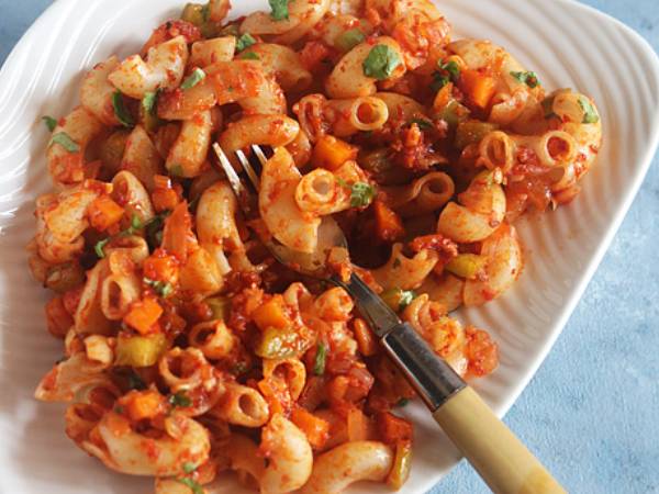 Masala Pasta Recipe In Tamil