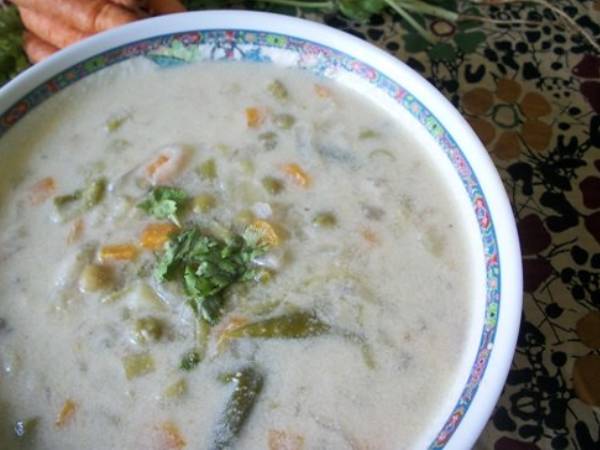 Kerala Style Veg Stew Recipe In Tamil