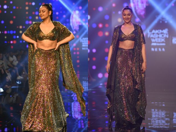Lakme Fashion Week 2023: Stunning Looks of Actress Sonakshi Sinha