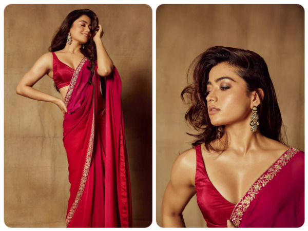 Birthday Special: Best Saree Looks Of Rashmika Mandanna 