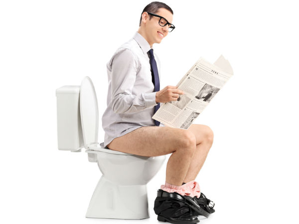 Why is sitting on a toilet for a long time bad in tamil