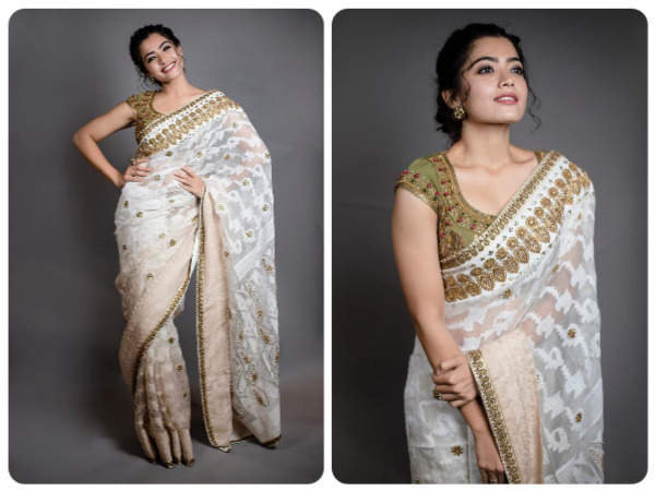 Birthday Special: Best Saree Looks Of Rashmika Mandanna 